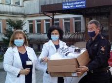 Druga tura wsparcia Szpitala Powiatowego w Wadowicach przez strażaków z powiatu wadowickiego w okresie epidemii.