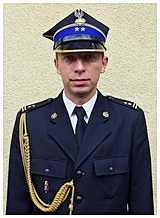 zastepca Komendanta Powiatowego PSP w Wadowicach - bryg. Wojciech Grzybczyk